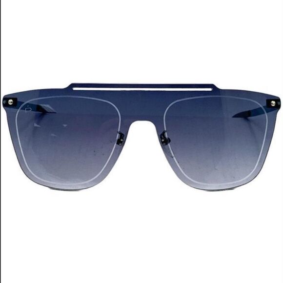 Prive Revaux NEW Shady Business Rimless Sunglasses Navy Blue - Picture 1 of 4